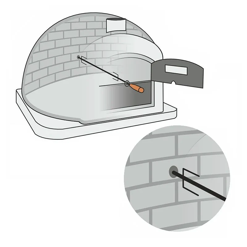 Stromboli Holzbackofen – 110 cm für Pizza, Brot und Ofengerichte